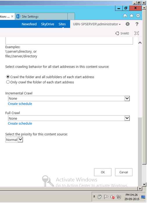 search system should start crawling